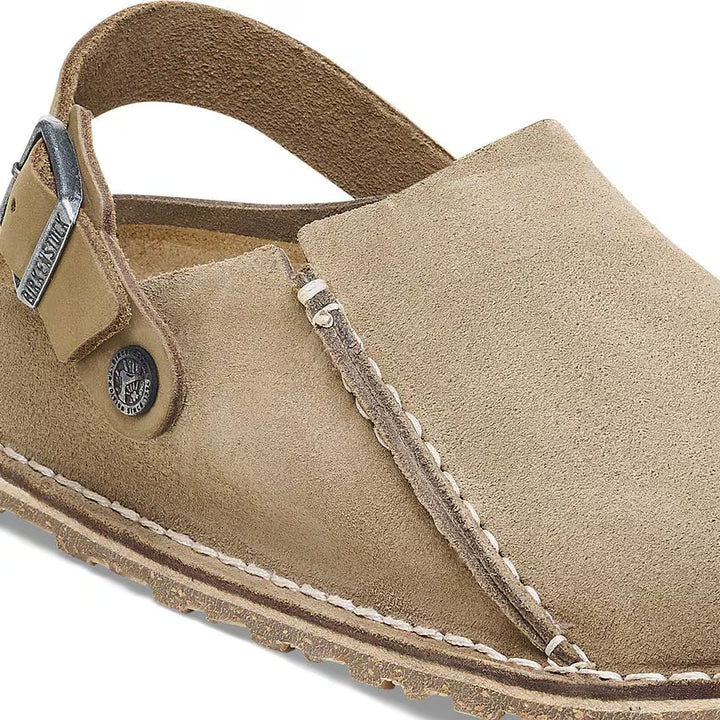 Birkenstock Lutry Premium Suede Gray Taupe