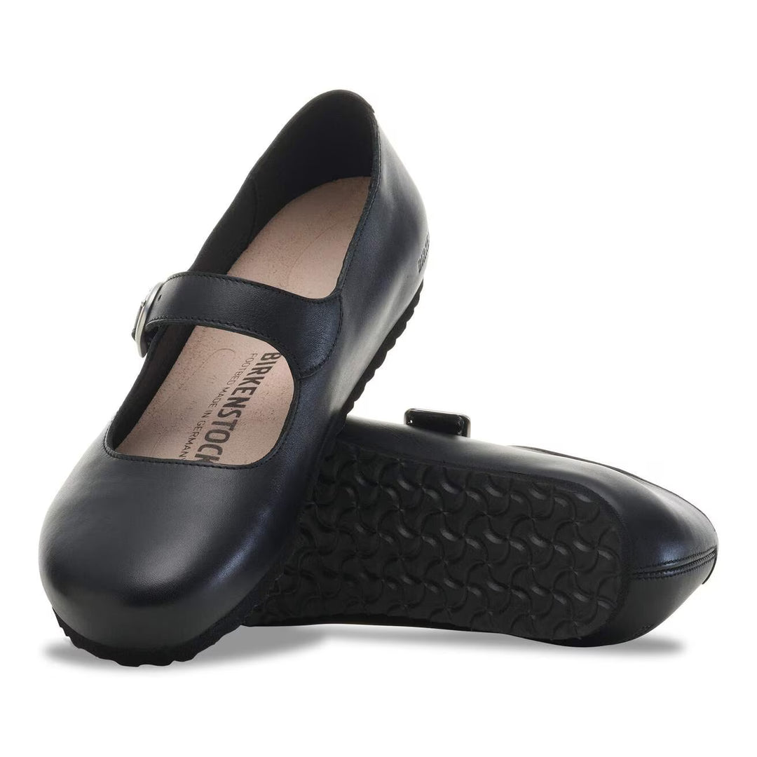 birkenstock dress shoes for women Mantova Suede Black / 40 Leather upper in a mary jane style with a round toe BIRKENSTOCK Santa Clarita Women's Black