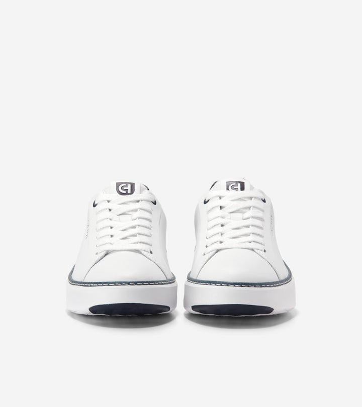 Cole Haan Women's Gradpro Topspin Sneaker White Navy Croc Print W32593