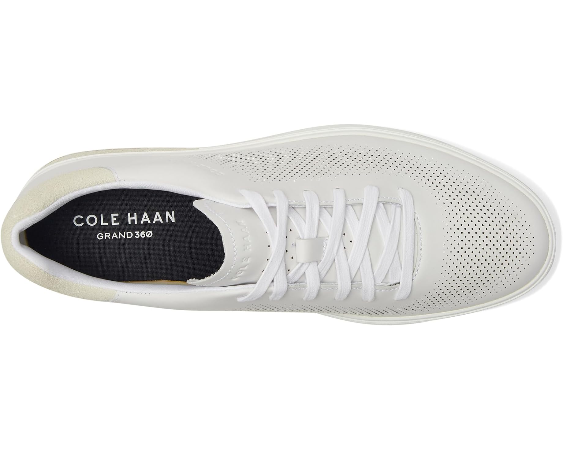 Cole Haan Men's GrandPro Anglelace Sneakers Optic White Silver