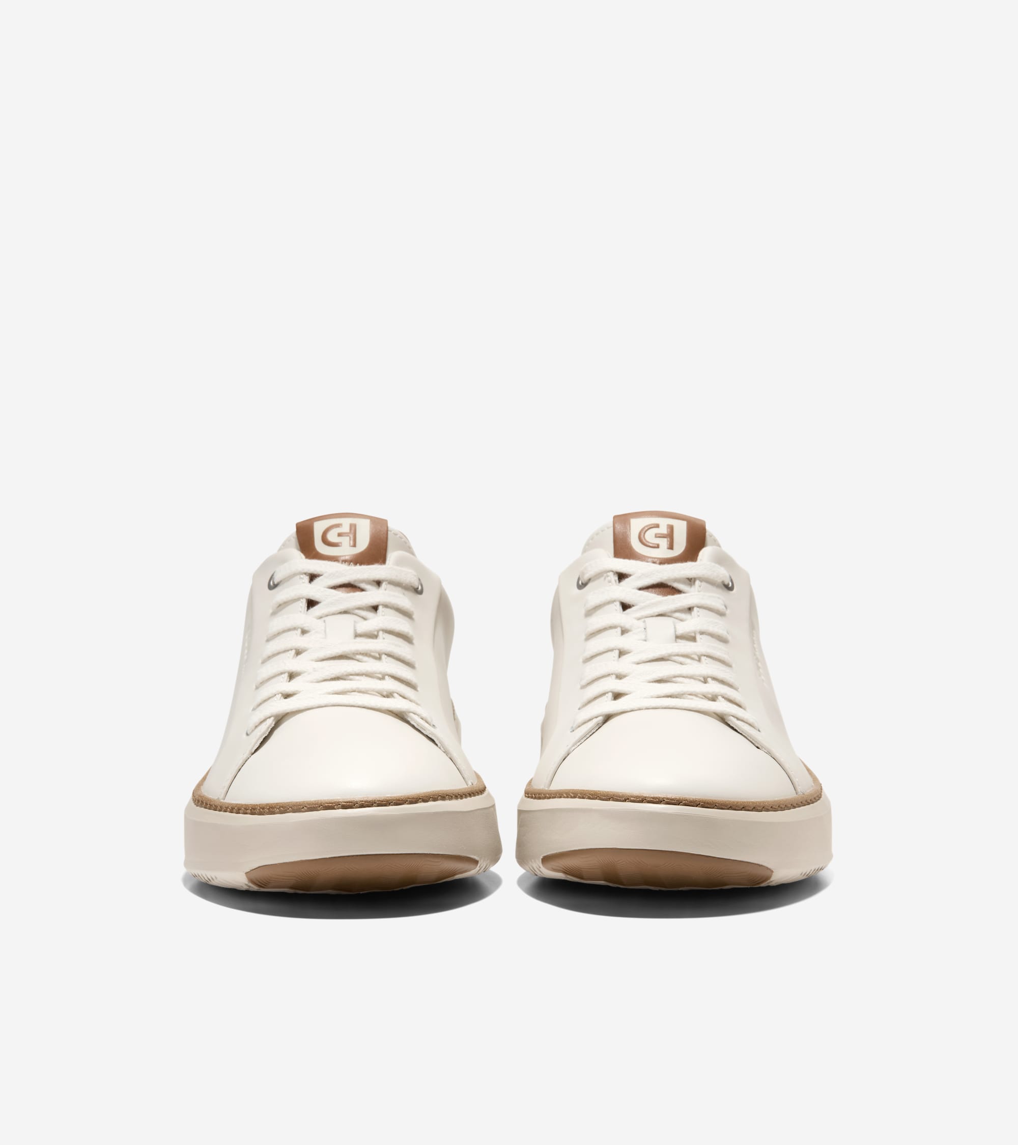 Cole Haan Men's Grandpro Topspin Sneaker Ivory New Caramel C39656