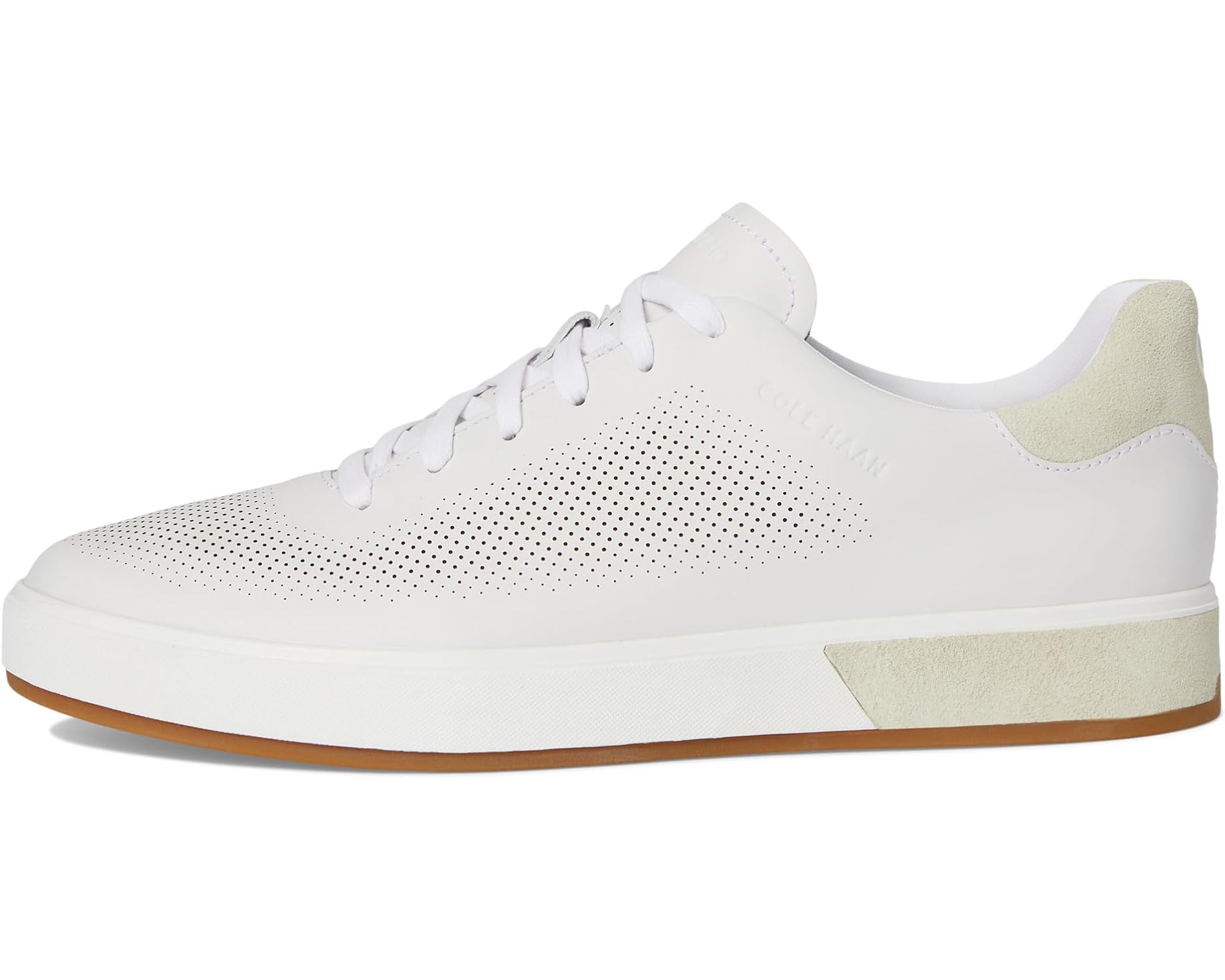 Cole Haan Men's GrandPro Anglelace Sneakers Optic White Silver