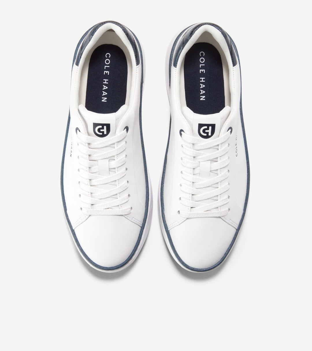 Cole Haan Women's Gradpro Topspin Sneaker White Navy Croc Print W32593