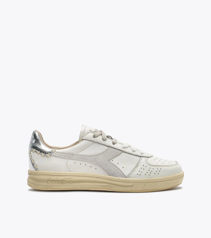 Diadora Women's B.Elite X-Stitch White Silver - Orleans Shoe Co.
