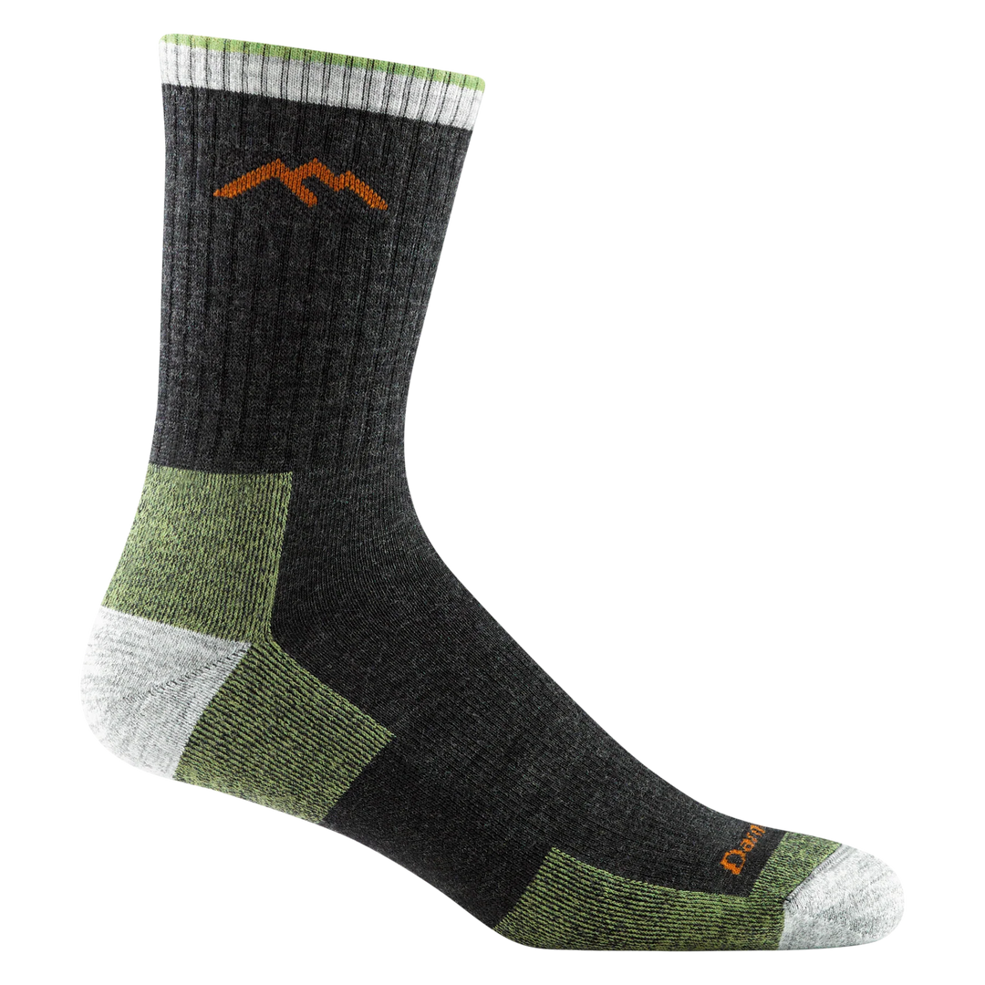 Darn Tough Vermont Men’s Hiker Micro Crew Midweight Hiking Sock Lime - Orleans Shoe Co.