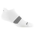 Darn Tough Vermont Men's Element No Show Tab Lightweight Running Socks White 1116 - Orleans Shoe Co.