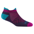 Darn Tough Vermont Women's Run No Show Tab Cushioned Ultra Lightweight Running Socks Blackberry 1047 - Orleans Shoe Co.