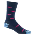 Darn Tough Vermont Men's Truffle Hog Crew Lightweight Lifestyle Socks Midnight 6092 - Orleans Shoe Co.