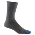 Darn Tough Vermont Men's Solid Crew Lightweight Lifestyle Socks Gray 6032 - Orleans Shoe Co.