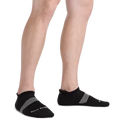 Darn Tough Vermont Men's Element No Show Tab Lightweight Running Socks Black 1116 - Orleans Shoe Co.