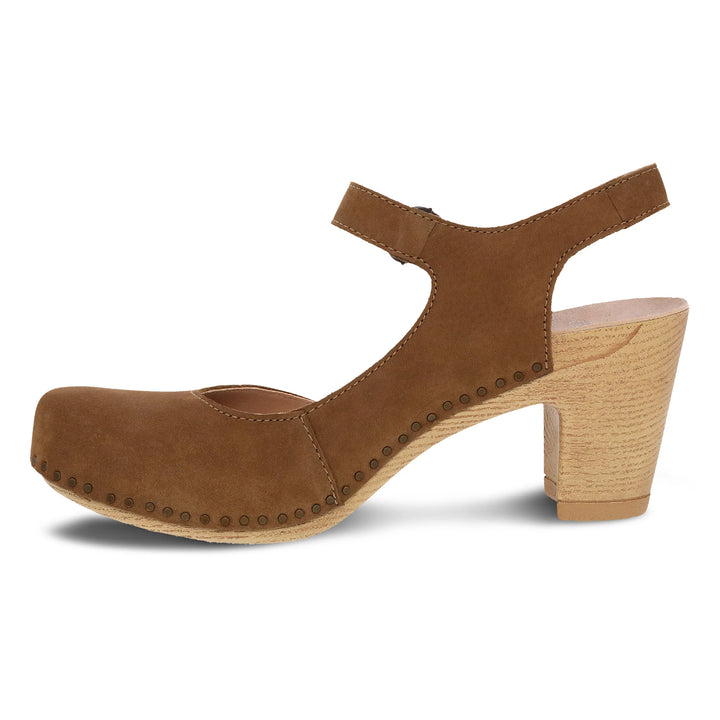Dansko Women’s Taytum Milled Nubuck Tan - Orleans Shoe Co.