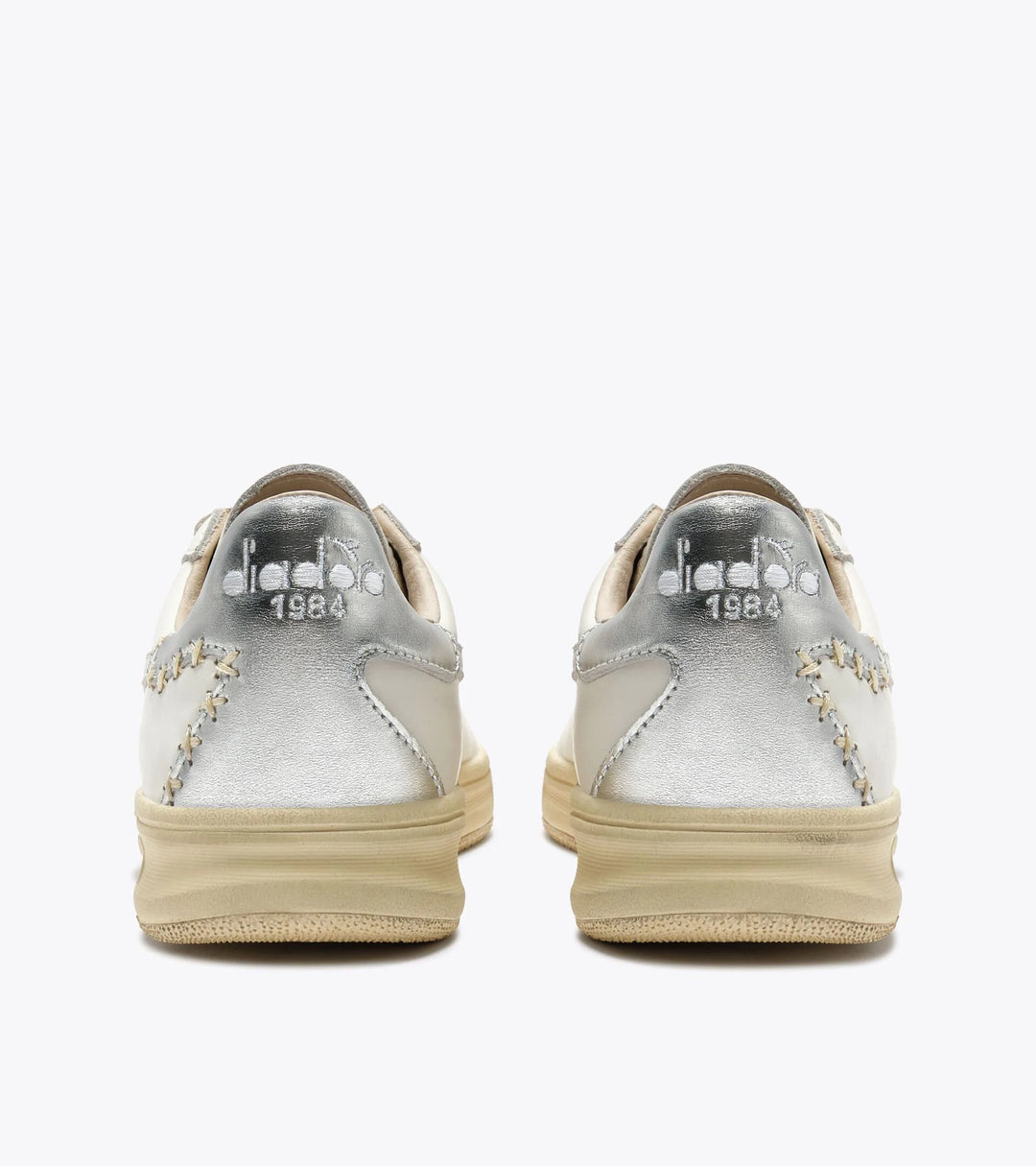 Diadora Women's B.Elite X-Stitch White Silver - Orleans Shoe Co.