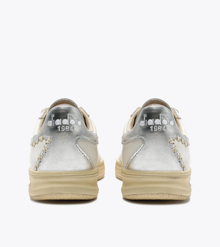 Diadora Women's B.Elite X-Stitch White Silver - Orleans Shoe Co.
