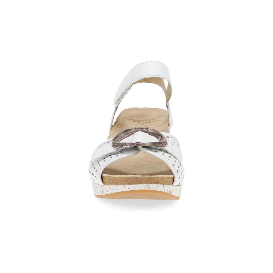 Dansko Women's Stella White Woven - Orleans Shoe Co.