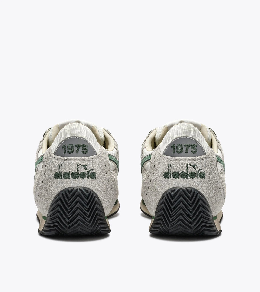 Diadora Men's Equipe Revenge Used White Gray Limestone - Orleans Shoe Co.