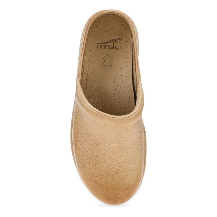Dansko Women's Platform Pro Distressed Honey