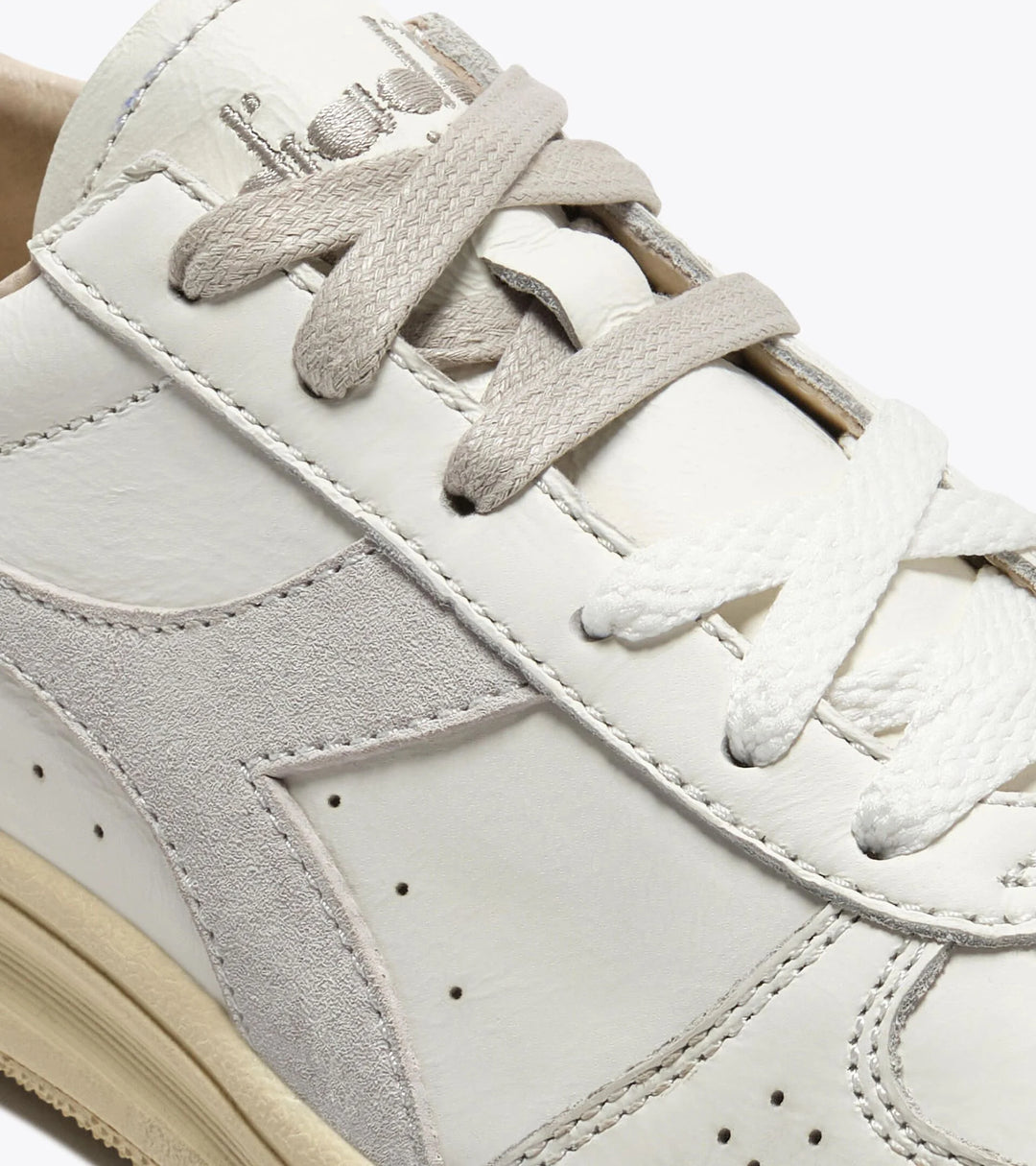 Diadora Women's B.Elite X-Stitch White Silver - Orleans Shoe Co.