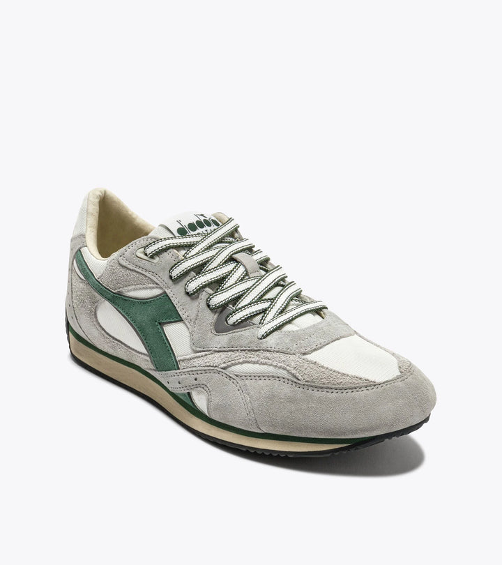 Diadora Men's Equipe Revenge Used White Gray Limestone - Orleans Shoe Co.