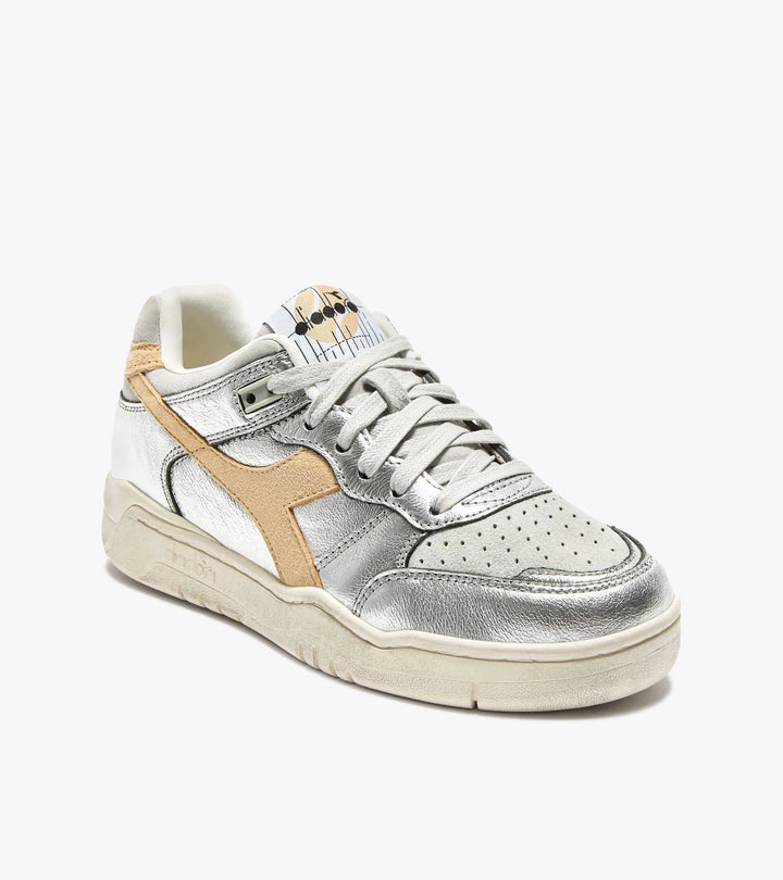 Diadora Women's B.560 Metal S Used Aluminum