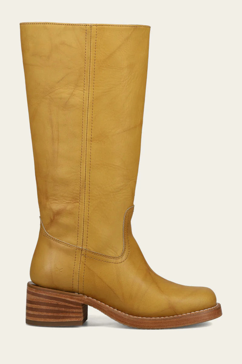 Frye Women's Campus 14L Wide Calf Banana Extended