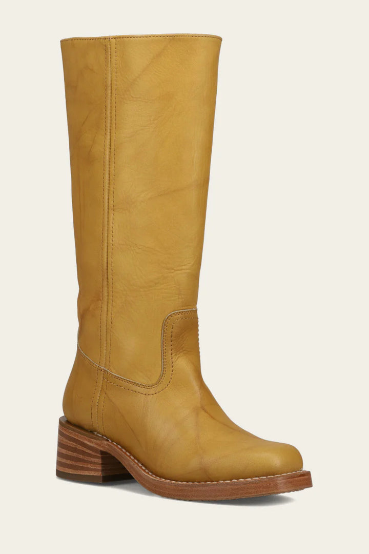 Frye Women's Campus 14L Wide Calf Banana Extended
