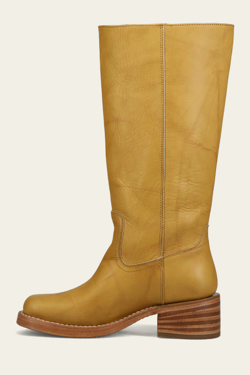Frye Women's Campus 14L Wide Calf Banana Extended