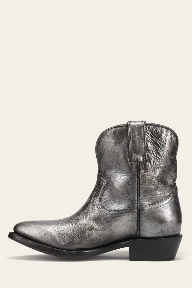 Frye Billy Short Cowboy Boot Dark Pewter - Orleans Shoe Co.