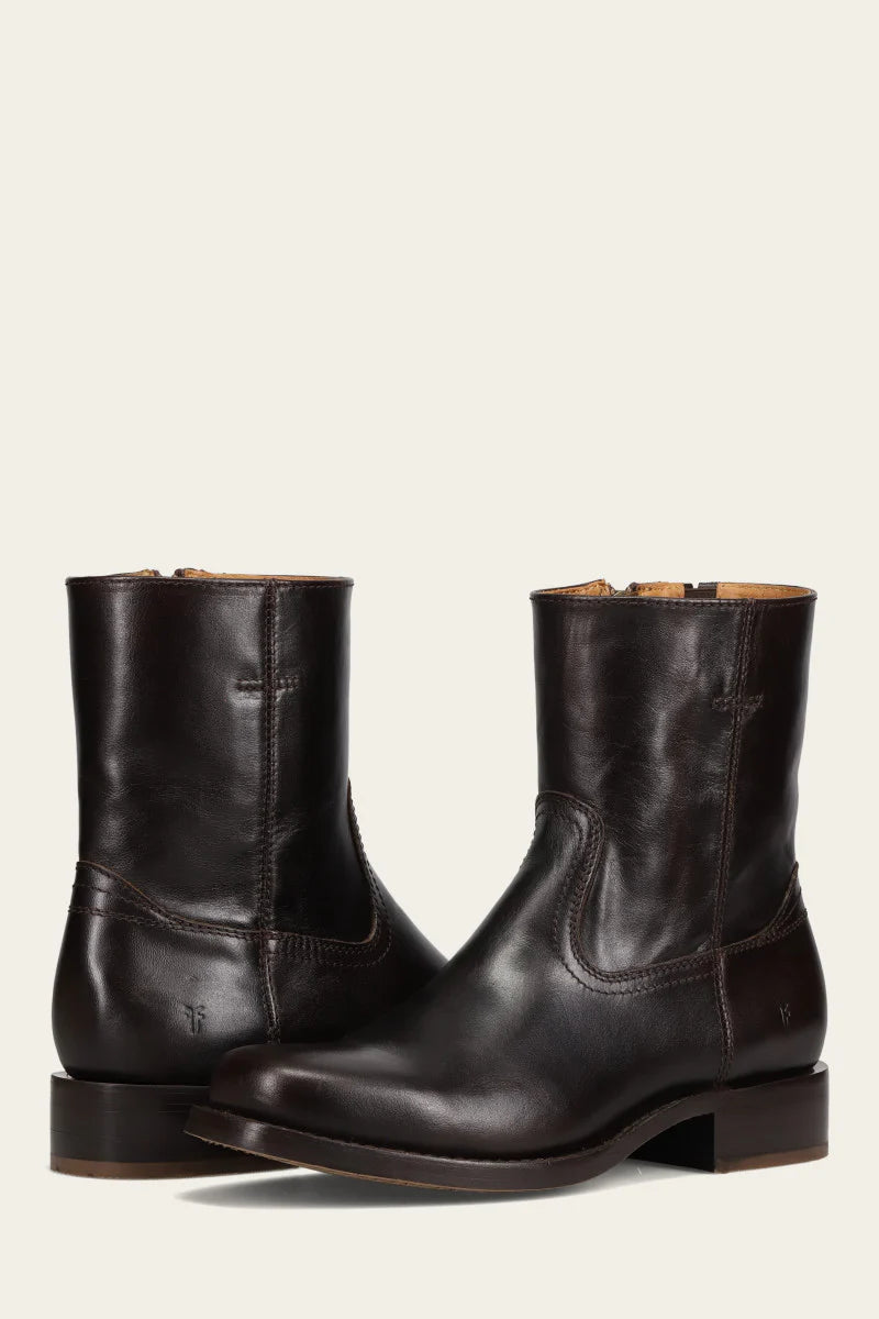 Frye Men's Campus Inside Zip Bourbon