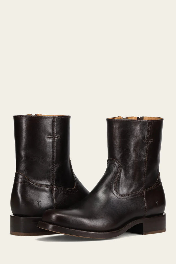 Frye Men's Campus Inside Zip Bourbon