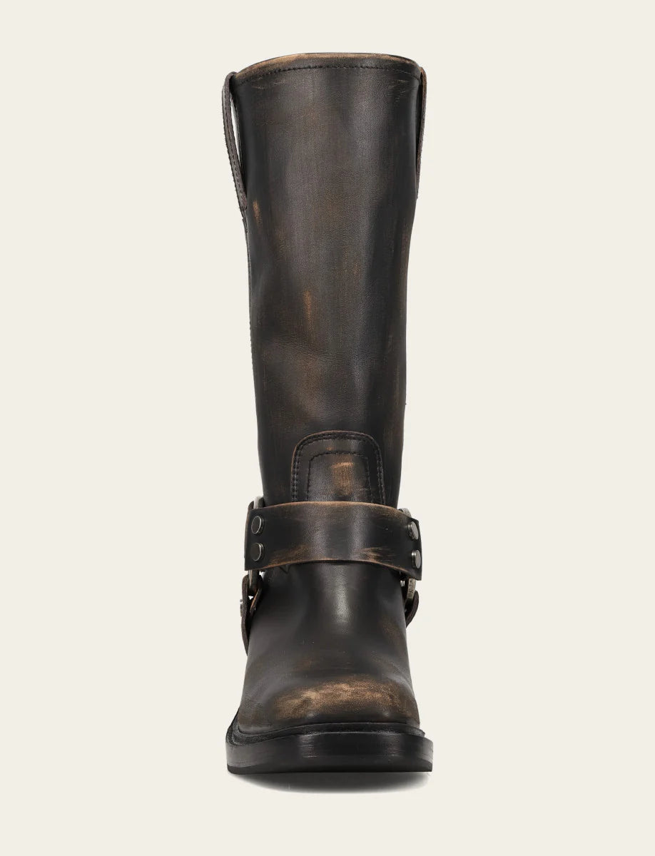 Frye Women's Kate Harness Distressed Black