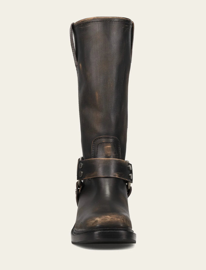 Frye Women's Kate Harness Distressed Black