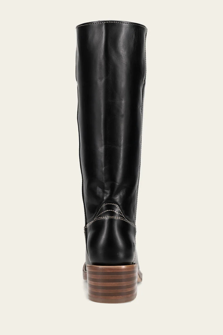 Frye Women's Campus 14L Wide Calf Jet Black Extended