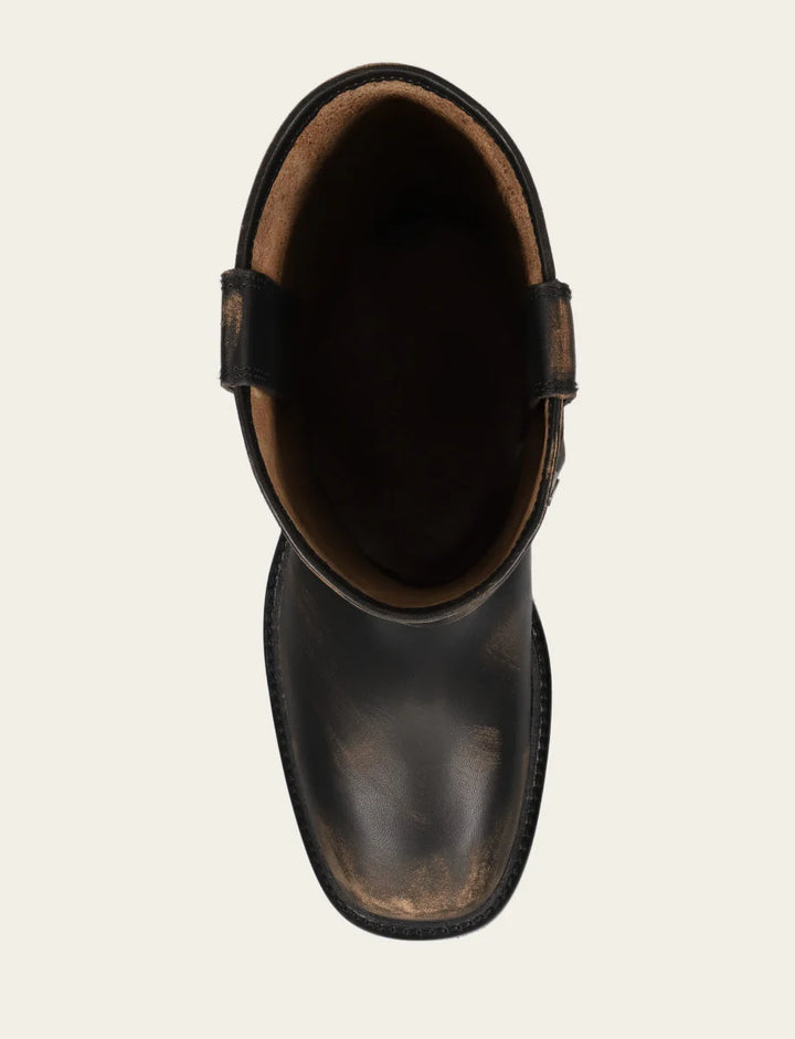 Frye Women's Kate Harness Distressed Black