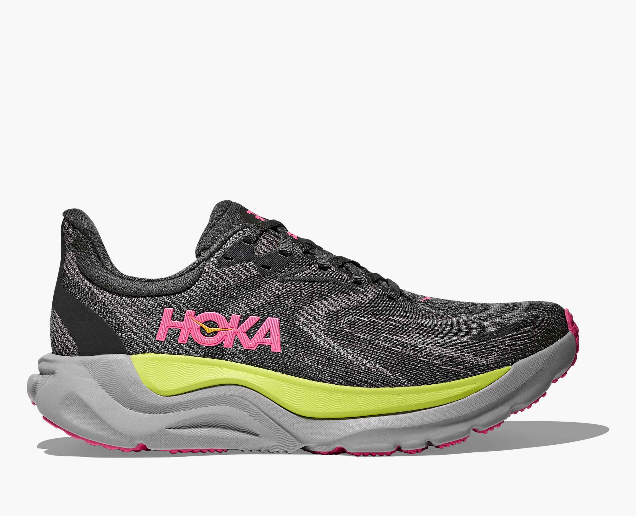 Hoka Women's Arahi 8 Charcoal Grey Grey Skies – Orleans Shoe Co.