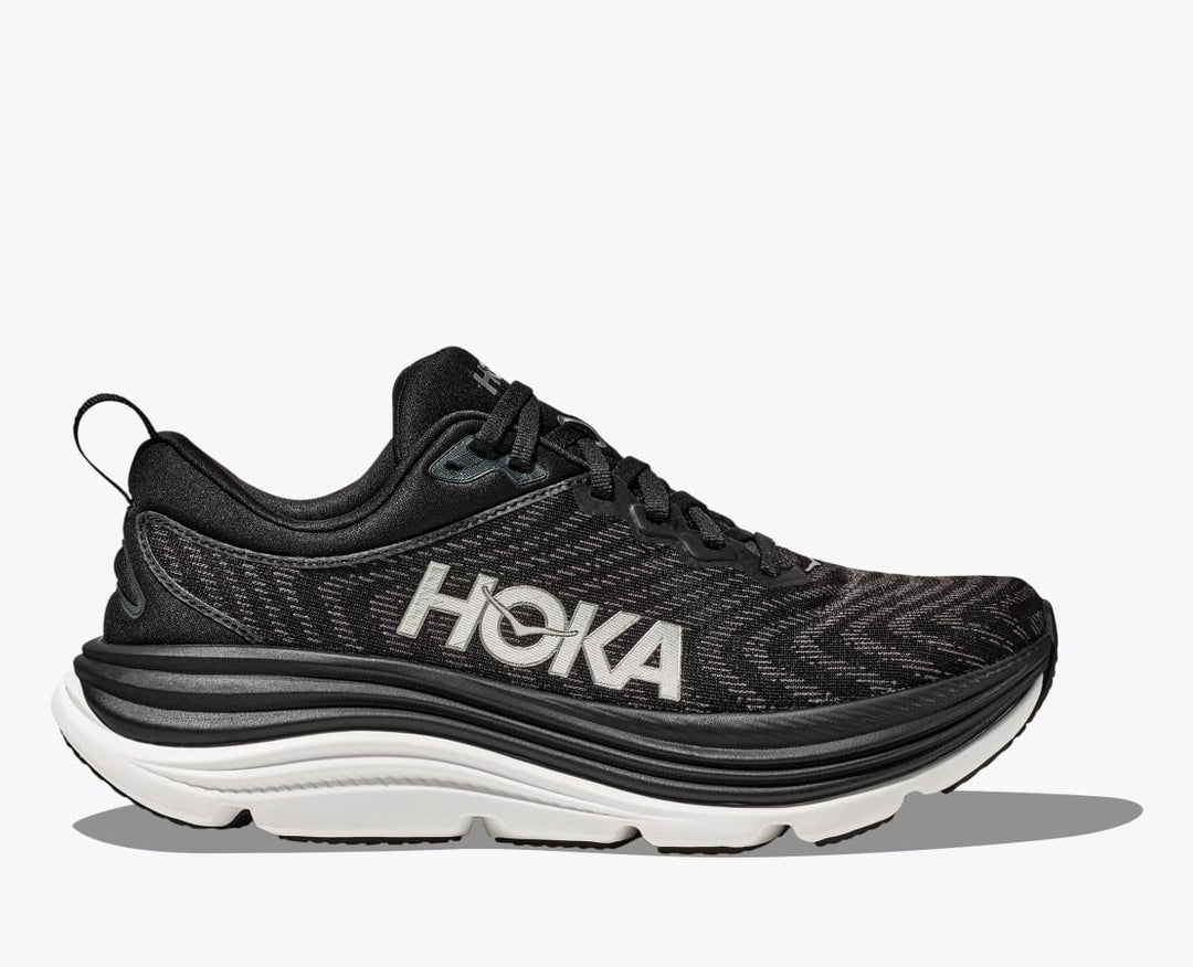 Hoka Men’s Gaviota 5 Black White - Orleans Shoe Co.