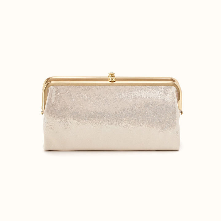 Hobo Lauren Clutch Wallet Sand Shimmer