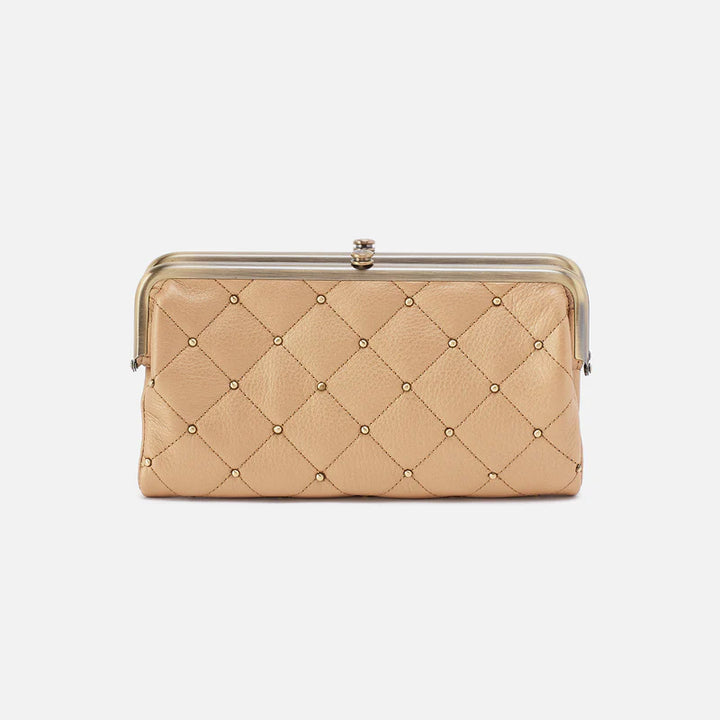 Hobo Lauren Clutch Wallet Dusty Gold