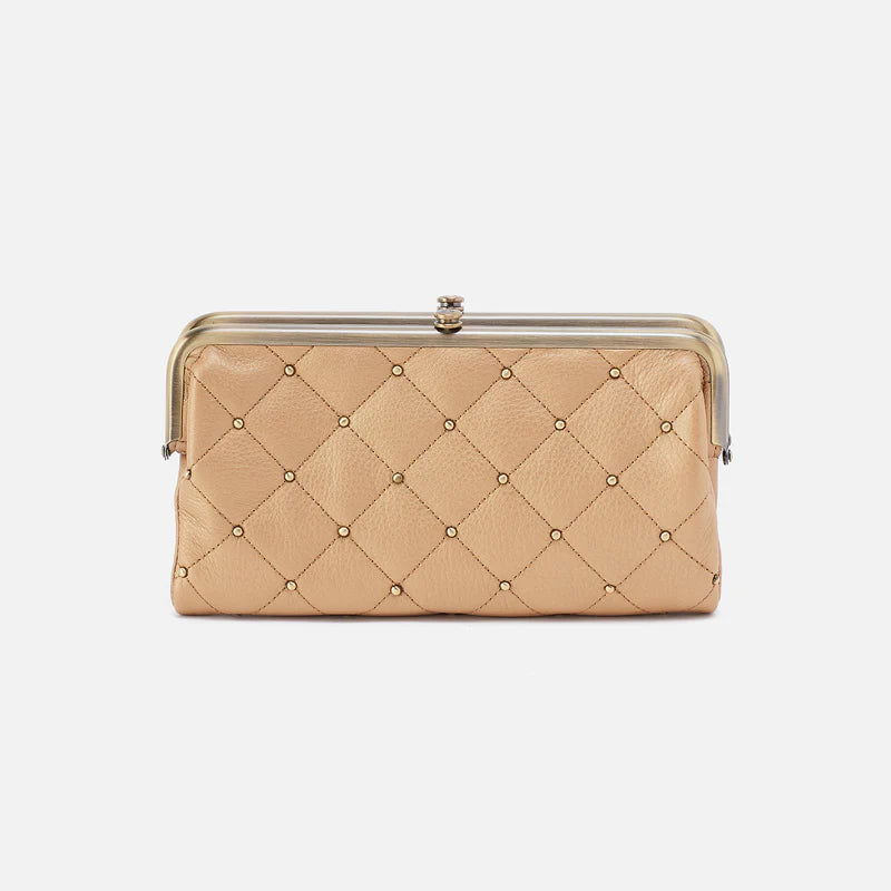 Hobo Lauren Clutch Wallet Dusty Gold – Orleans Shoe Co display picture 3
