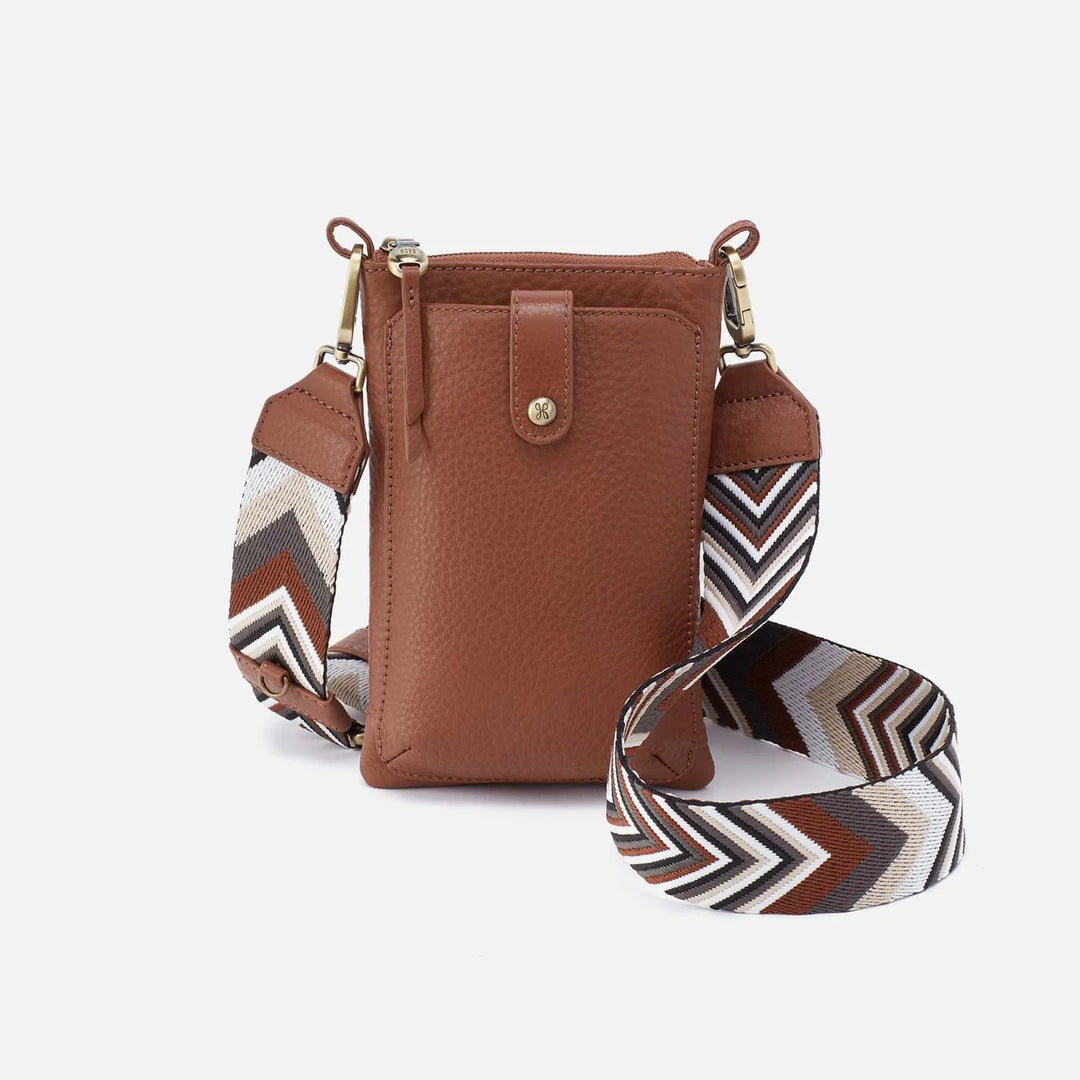 Hobo Cass Phone Crossbody Bridle Brown - Orleans Shoe Co.