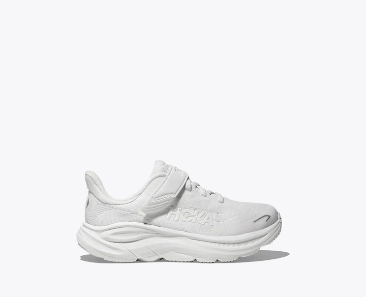 Hoka Little Kids Clifton 10 White White