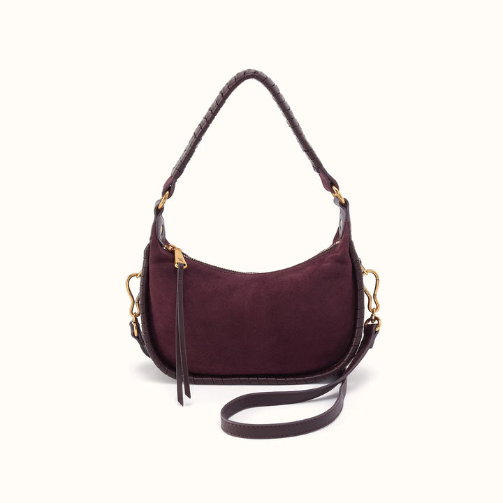 Hobo Mia Crescent Small Hobo Dark Cherry