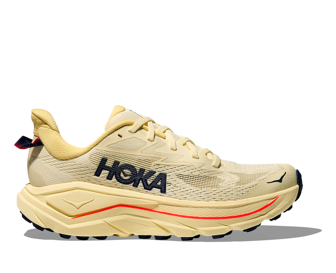Hoka Women's Challenger 8 Vintage Yellow Midnight Blue - Orleans Shoe Co.