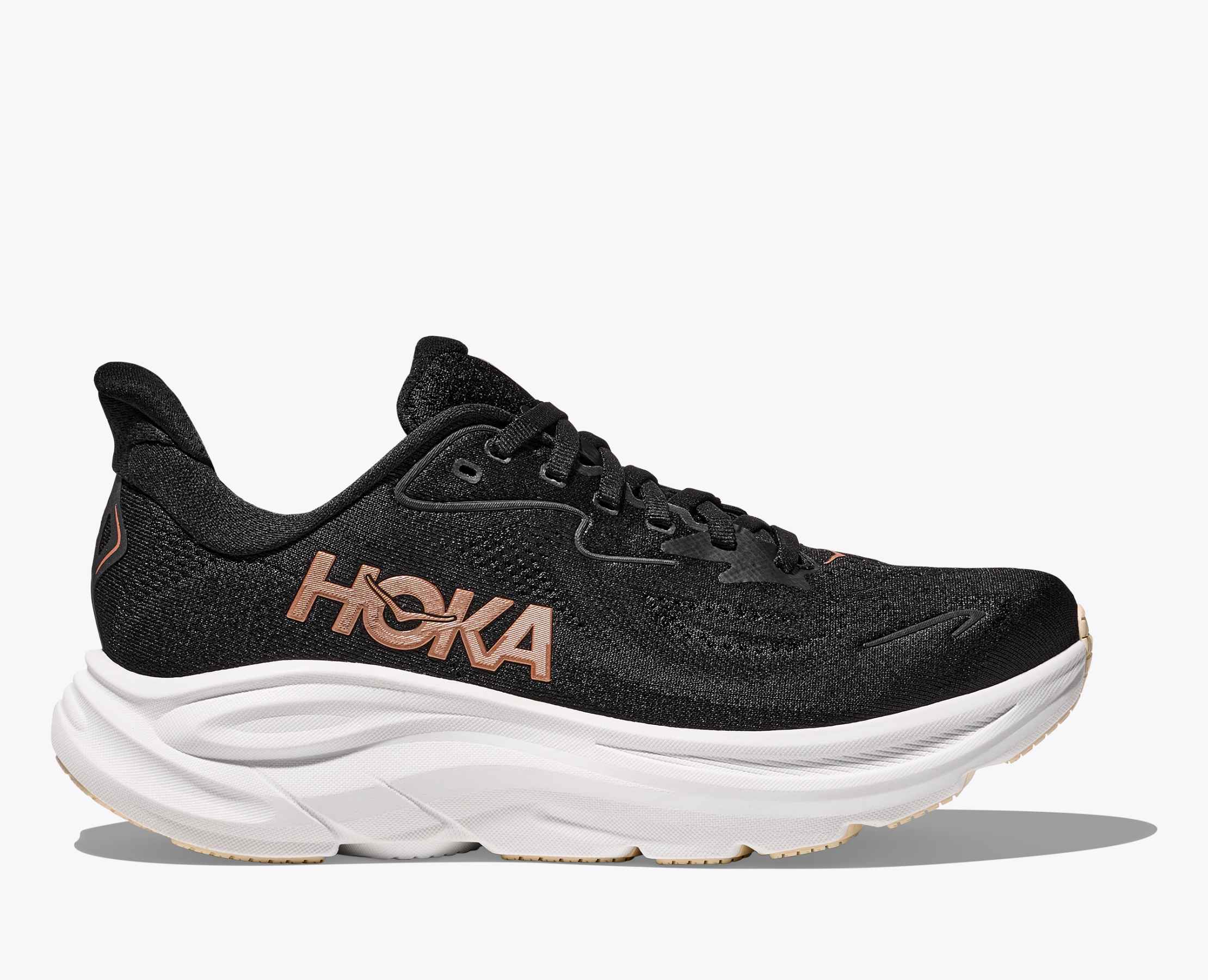 Hoka Women's Clifton 10 Black Rose Gold – Orleans Shoe Co.