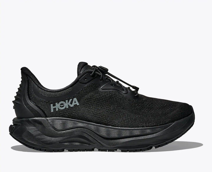 Hoka Men's Arahi Slip Resistant Black Black - Orleans Shoe Co.