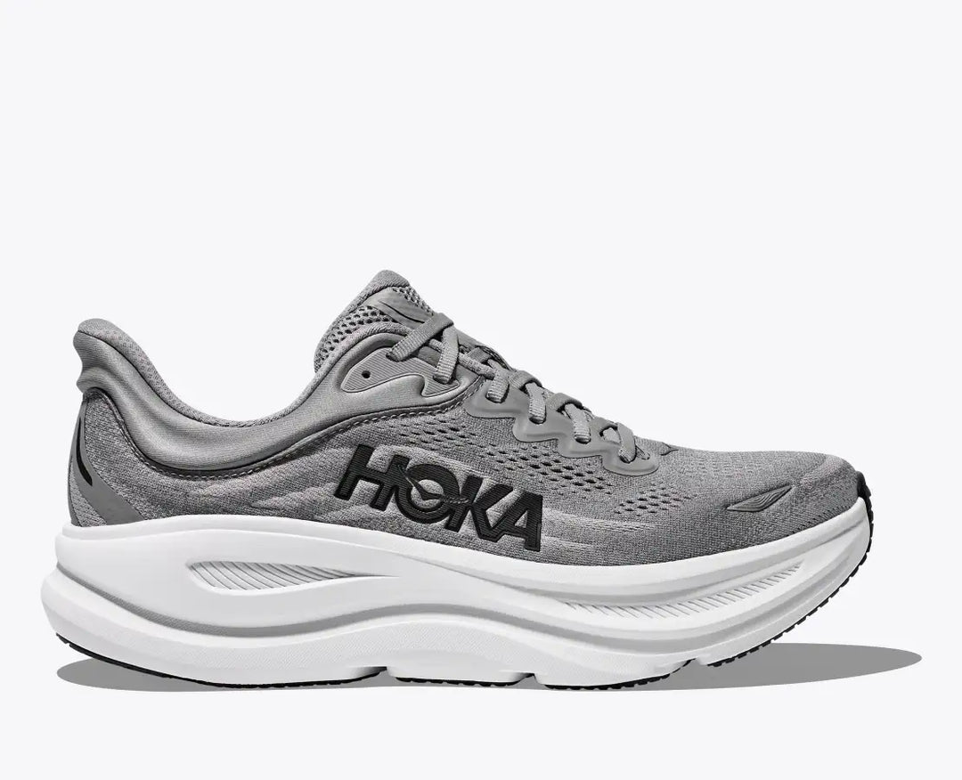 Hoka Men's Bondi 9 Galactic Grey Stellar Grey