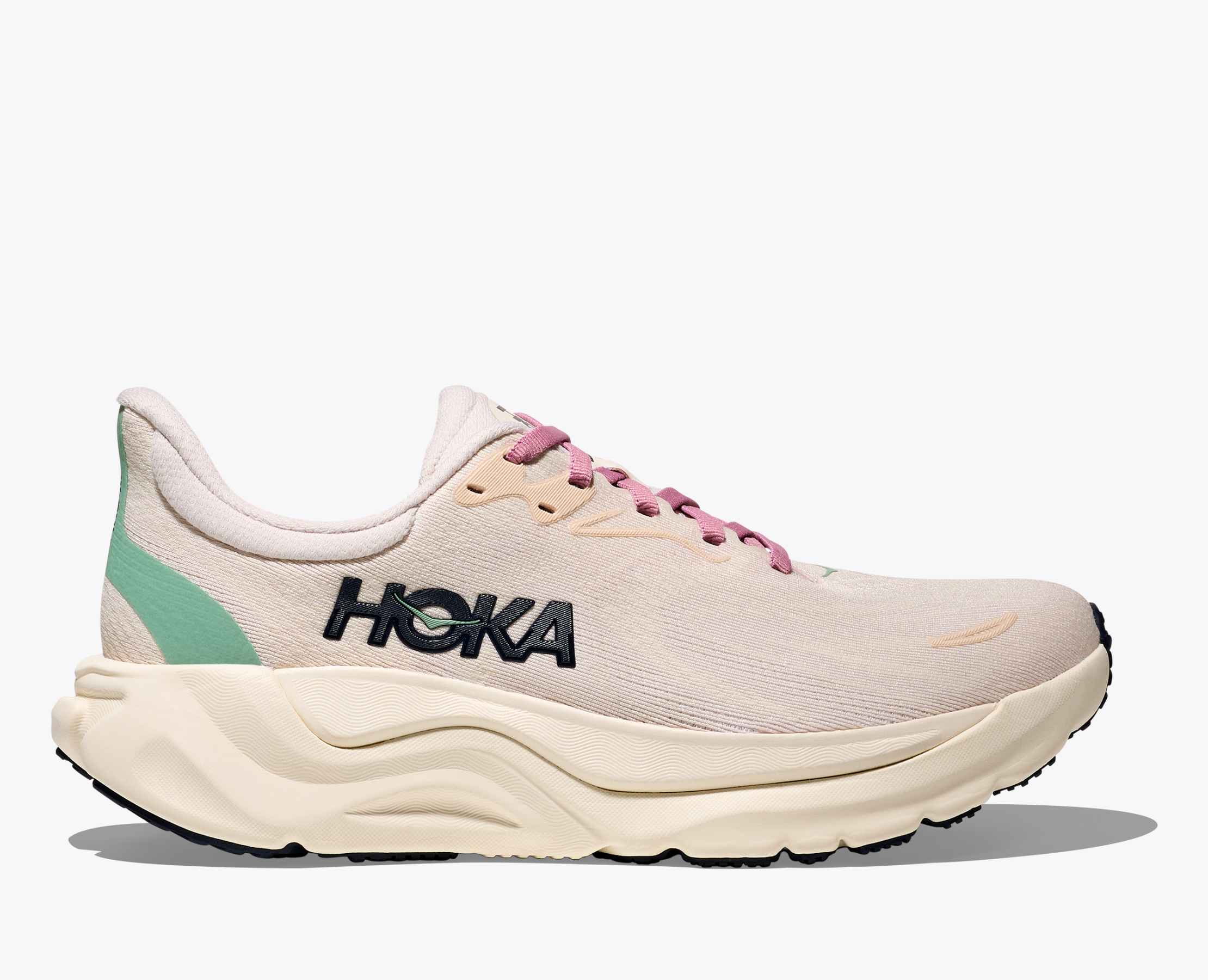 Hoka Women's Arahi 8 Rose Cream Alabaster – Orleans Shoe Co.