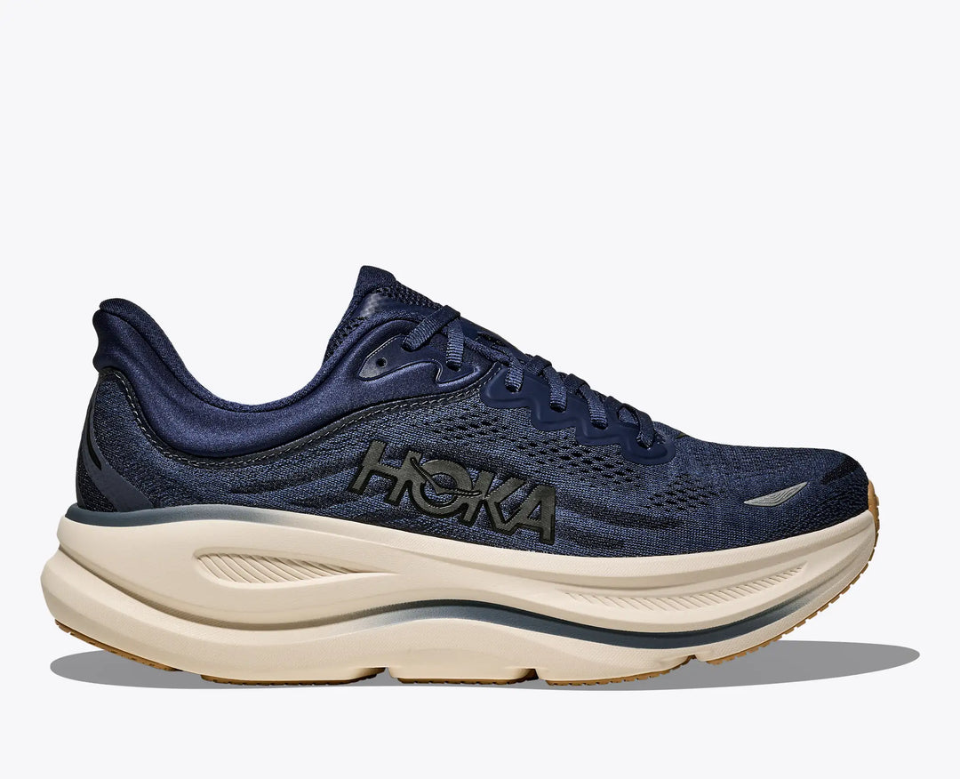 Hoka Men's Bondi 9 Midnight Blue Varsity Navy - Orleans Shoe Co.