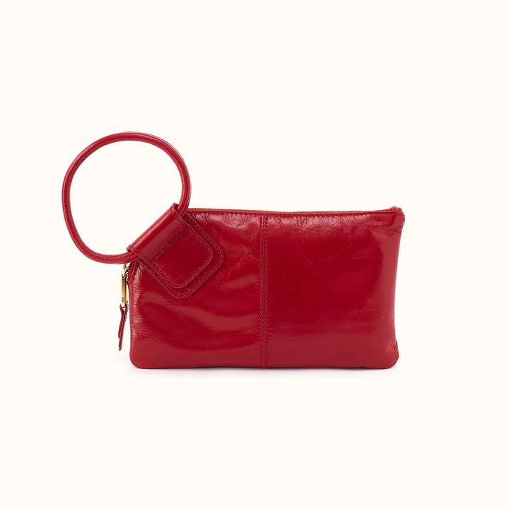 Hobo Sable Wristlet True Red