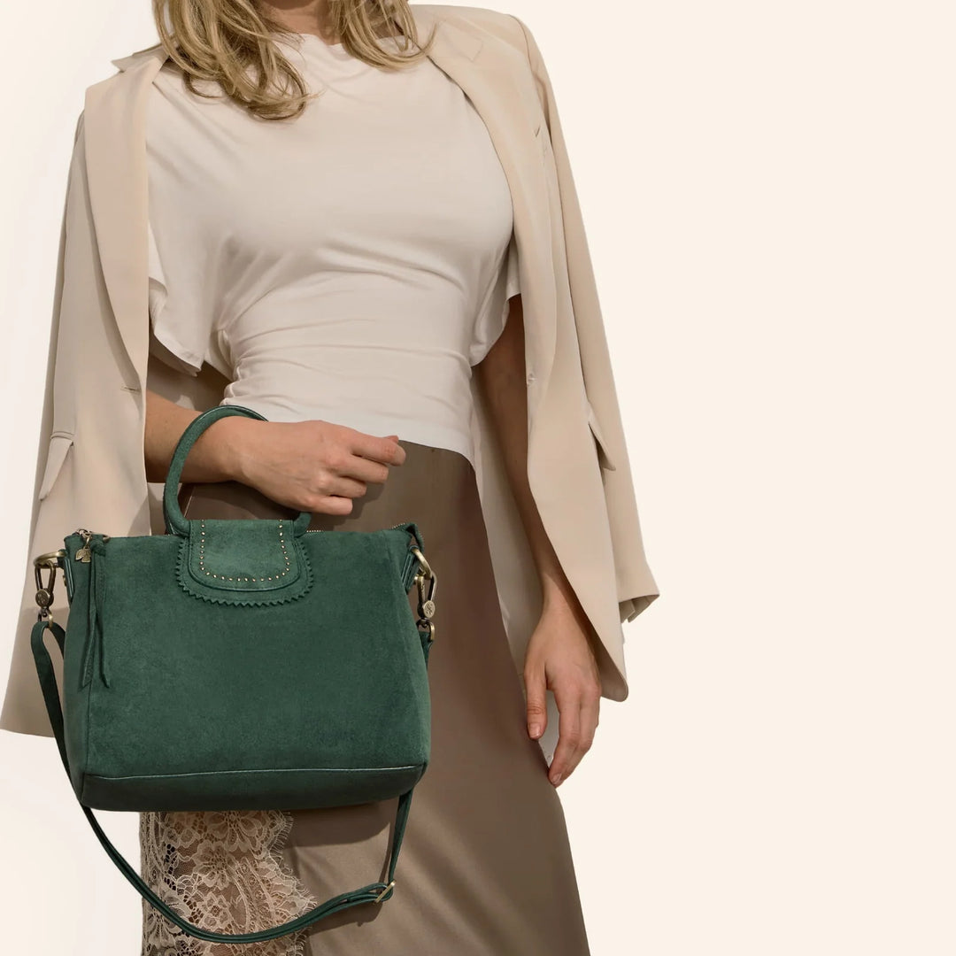 Hobo Sheila Medium Satchel Pine Needle