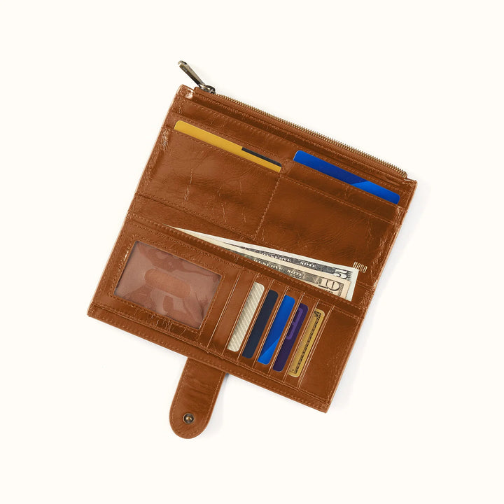 Hobo Dunn Continental Wallet Truffle